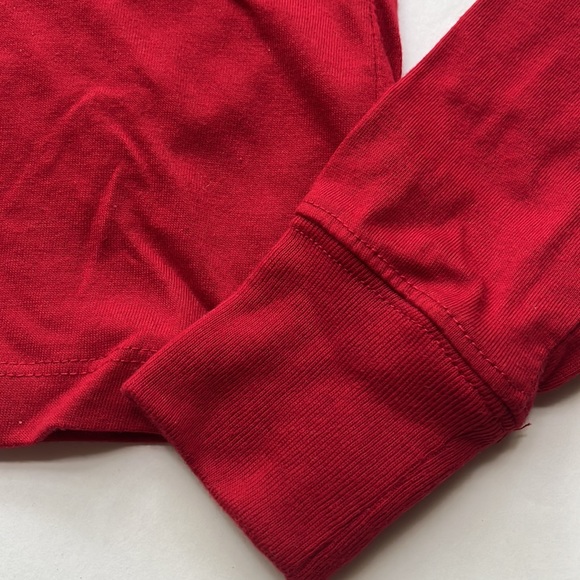 Harajuku Mini for Target Red Long Sleeve Tee Bow Tulle & Sequins - Picture 4 of 11